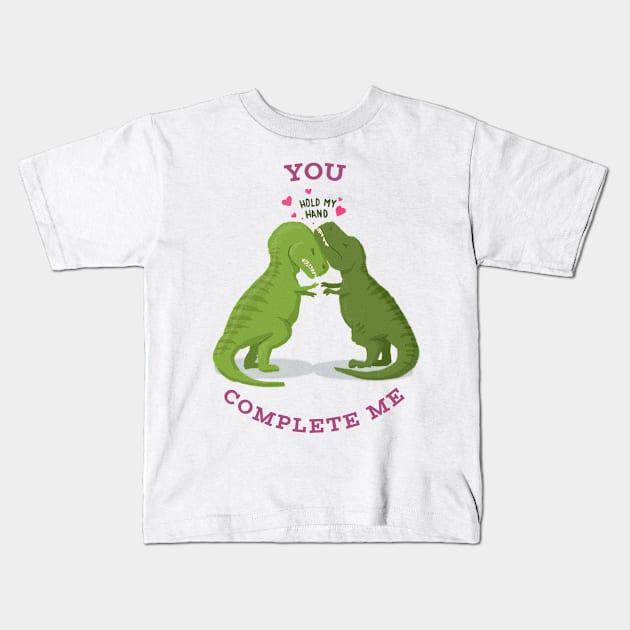 You Complete Me Kids T-Shirt by ElevateElegance